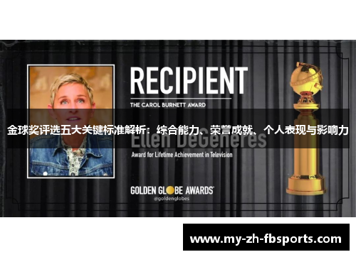 金球奖评选五大关键标准解析:综合能力、荣誉成就、个人表现与影响力 金球奖评选五大关键标准解析:综合能力、荣誉成就、个人表现与影响力